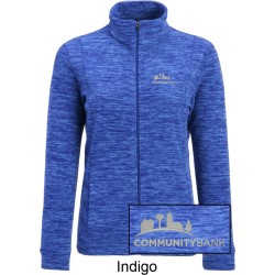 Ladies Marled Fleece Jacket Ladies Marled Fleece Jacket