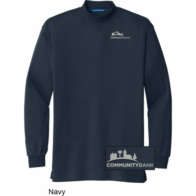Men's Knit Mock Turtleneck