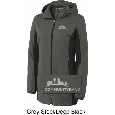 Ladies Hooded Soft Shell Jacket