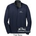 Men Vertical Texture Quarter Zip Pullover