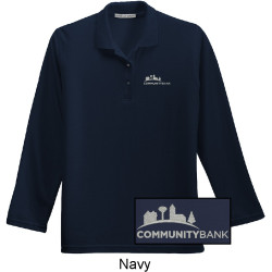 Ladies Ladies Silk Touch Long Sleeve Polo