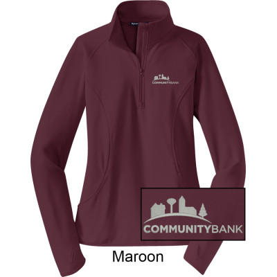 Ladies Sport-Wick Quarter Zip Pullover