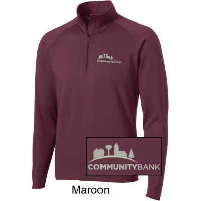Men's Stretch Quarter Zip Pullover